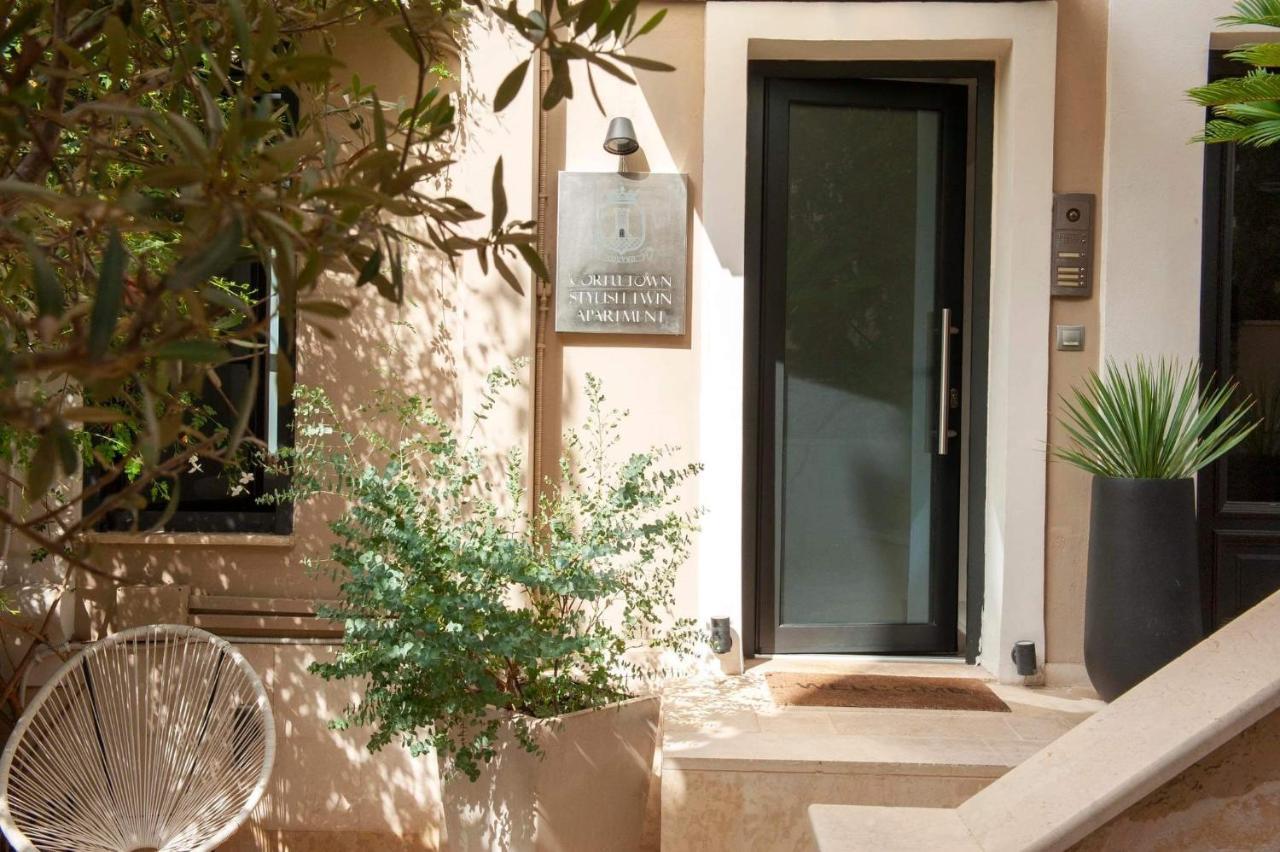 Corfu Town Stylish Twin Apartment Bagian luar foto